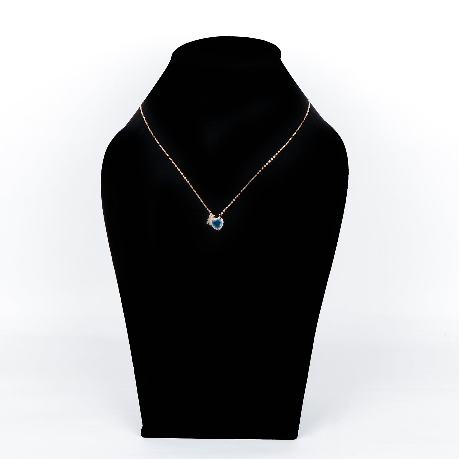 Heart of Ocean Blue Pendant