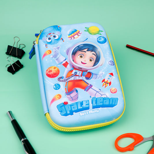 Blue Space Team Pencil Box