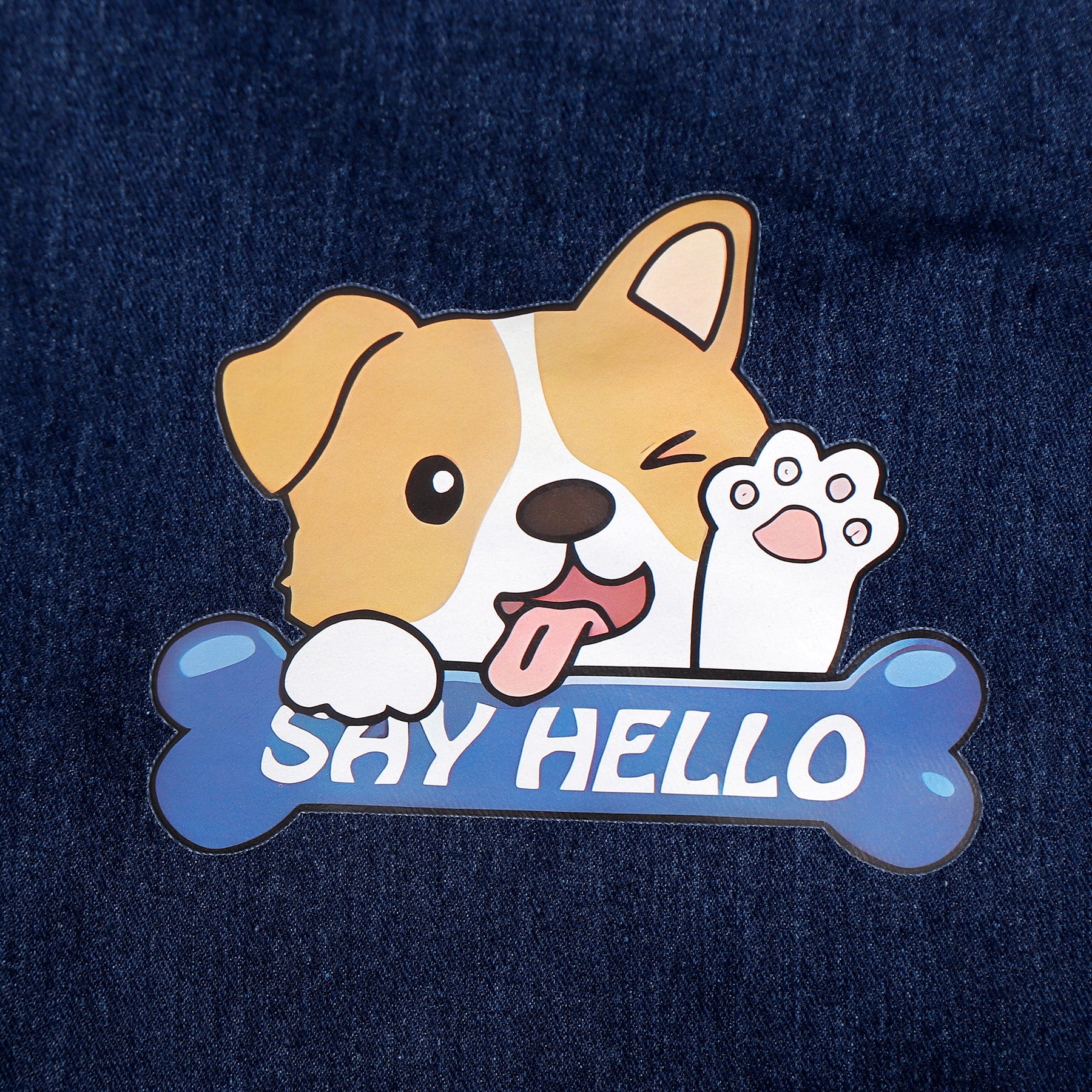 Say Hello! Quoted Tote Bag