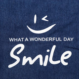 Wonderful Day Smile Quoted Tote Bag