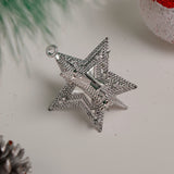 Christmas Pink and Silver Hanging Ornaments