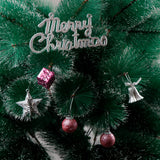 Christmas Pink and Silver Hanging Ornaments