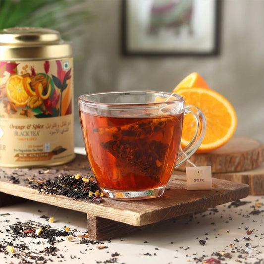 OTLER Orange & Spice Black Tea - 25 Tea Bags