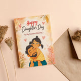 Daughter With Dad Daughter's Day Personalised Card