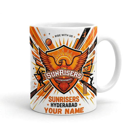 Orange Team Inspired Custom Name Coffee Cup