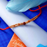 Traditional Rudraksh Single Rakhi