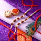 Set Of 2 Rudraksh Rakhi
