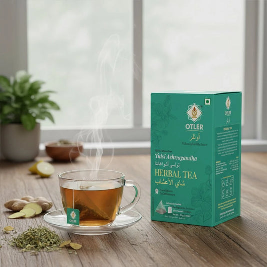 OTLER Tulsi Ashwagandha Herbal Tea - 20 Tea Bags