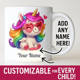 Personalized Unicorn Coffee Mug with Name