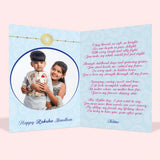 Rakhi Evil Eye Personalised Greeting Card