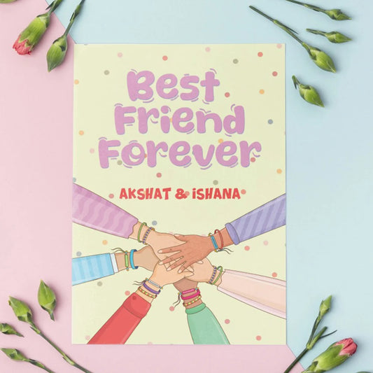 Lovely Friendship Day Personalised Greeting Card