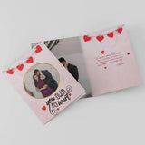 Romantic Anniversary Personalised Card with Chocolate