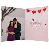 Romantic Anniversary Personalised Card with Chocolate