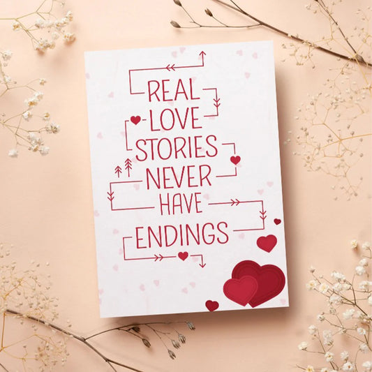 Love Story Anniversary Personalised Card