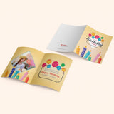 Warm Wishes Birthday Personalised Greeting Card with Chocolate