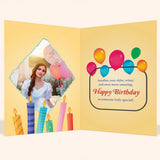 Warm Wishes Birthday Personalised Greeting Card with Chocolate