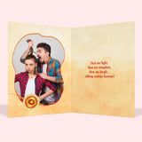 Nok Jhok Raksha Bandhan Personalised Greeting Card