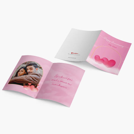 My Love Anniversary Personalised Card