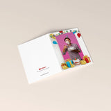 Joyful Birthday Personalised Greeting Card with Chocolate