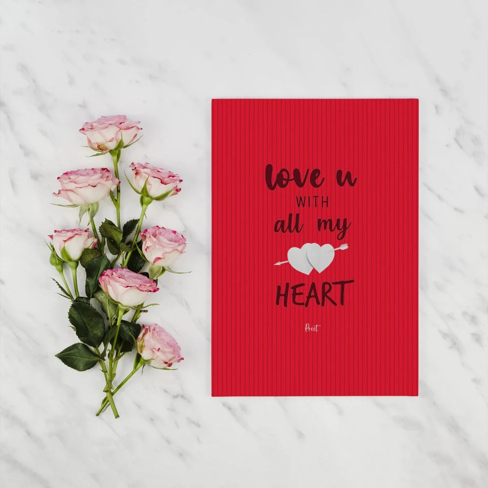All My Love Valentines Personalised Card
