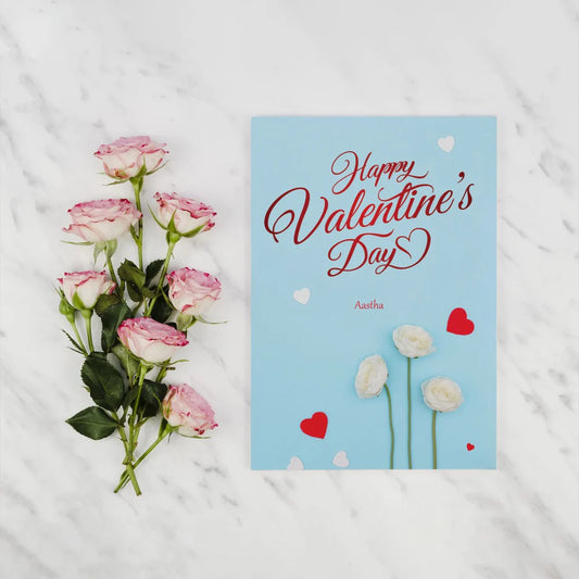 Together Forever Valentines Personalised Card