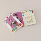Joyful Birthday Personalised Greeting Card with Chocolate