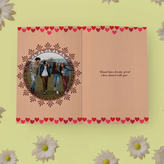 Beautiful Friendship Day Personalised Greeting Card