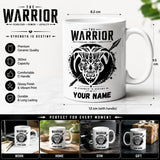 Personalized The Warrior Coffee Mug 350 ml