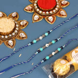 Evil Eye Rakhi Set of 3 and Ferrero Rocher 3 Pcs
