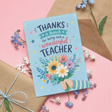 Happy Teachers' Day #1 Teacher Photo Personalised Greeting Card