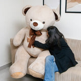 Giant 6 ft Beige Cuddly Teddy Bear