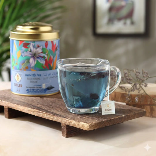 OTLER Butterfly Pea Blue Herbal Tisane - 25 Tea Bags