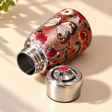 Butterfly & Floral Print Insulated Mug