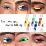 Elitty Neon  Eyeliner Combo (Neon Green,Yellow, Cyan Green,Pink) Shades- 4 ML Each