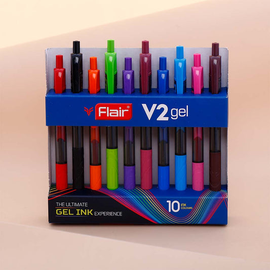 Flair V2 Gel Pens - 10 Pens