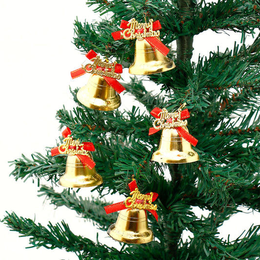 Pack of 6 Golden Christmas Bells