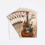 Pack of 6 Wonderful New Year Greeting Card with Envelope