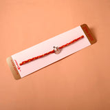 OM Ganesha Premium Silver Rakhi