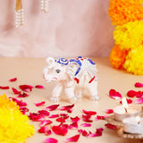 Majestic Vastu Silver Divine Elephant - Medium