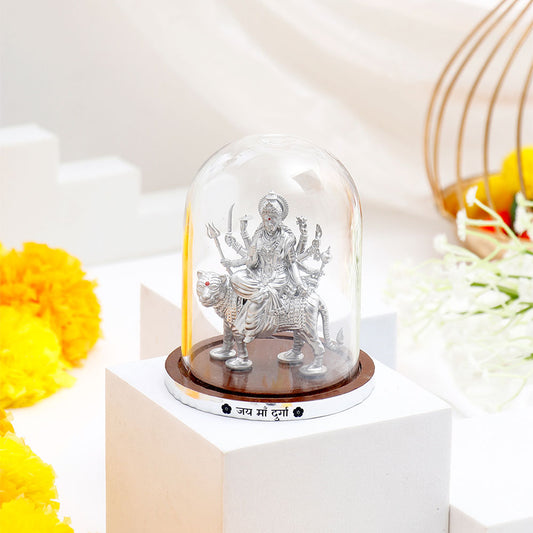 Shakti Durga Idol - Silver