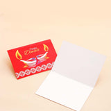 Festive Diwali Seasons Greeting Card Pack Of 10