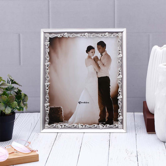 Silver Plated Vines Photo Frame