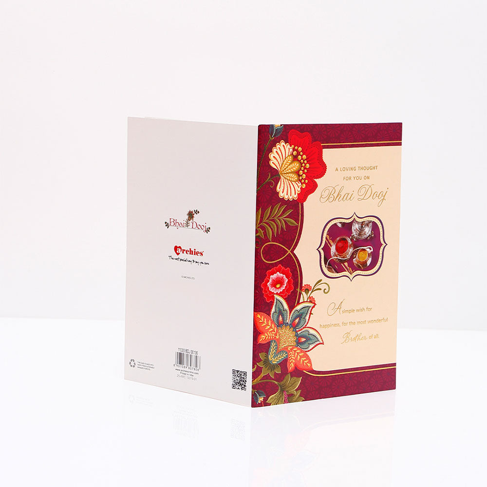 Happy Bhai Dooj Greeting Card