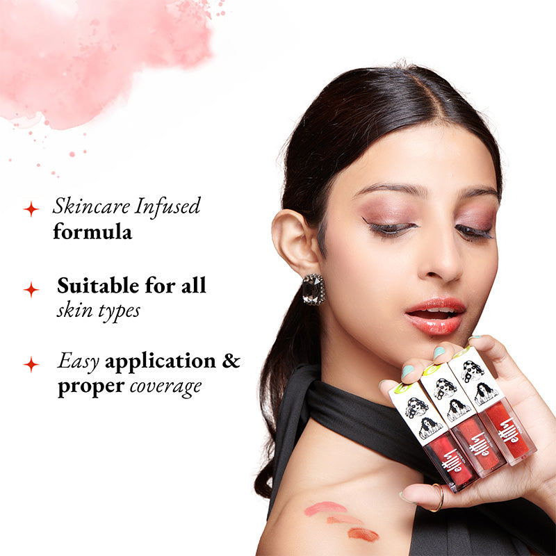 Elitty Jelly Lips- Pink Lip Gloss for High Shine, Glossy Finish - Pretty Salty (4ml)