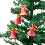Pack of 6 Red Christmas Bells