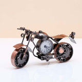 Vintage Metal Motorcycle Clock
