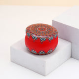 Scented Orange Multicoloured Candle Pot