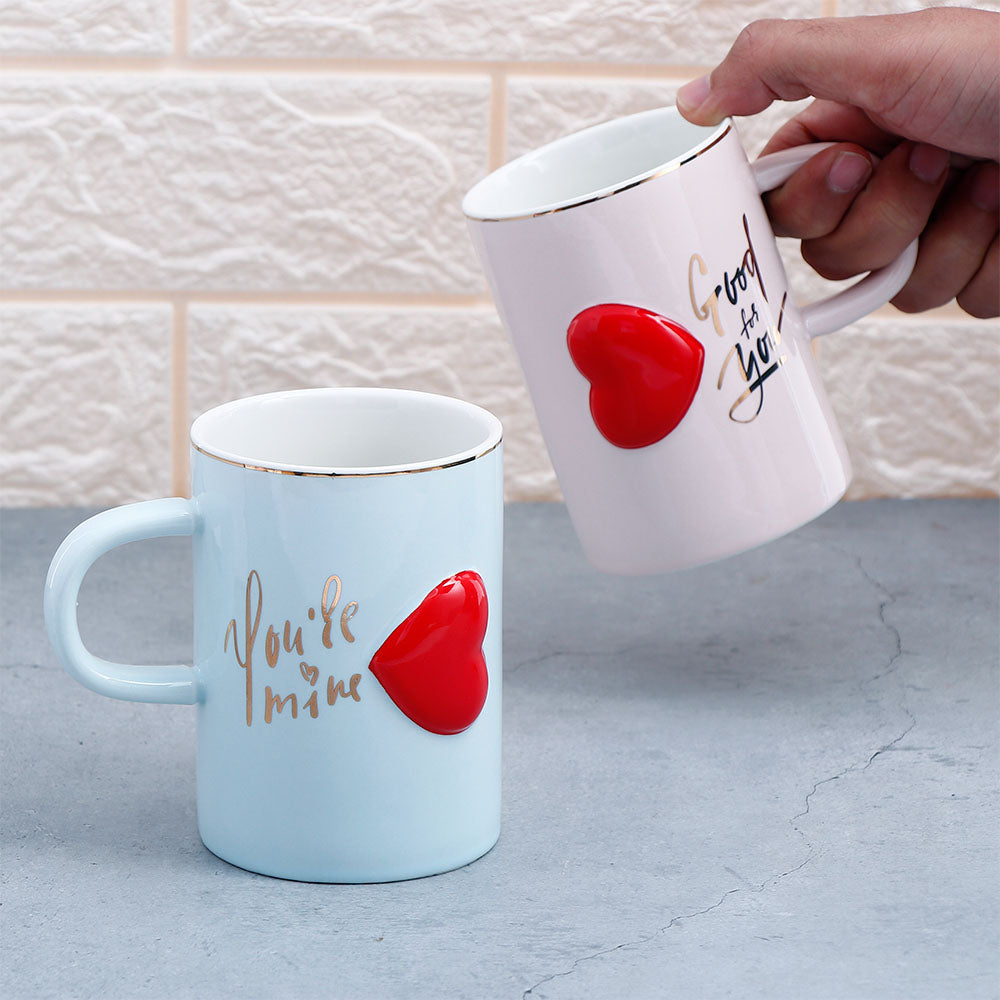 You're Mine Quoted Couple Mugs