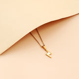 Thunder Strike Golden Chain Pendant