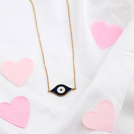 Evil Eye Golden Chain Pendant